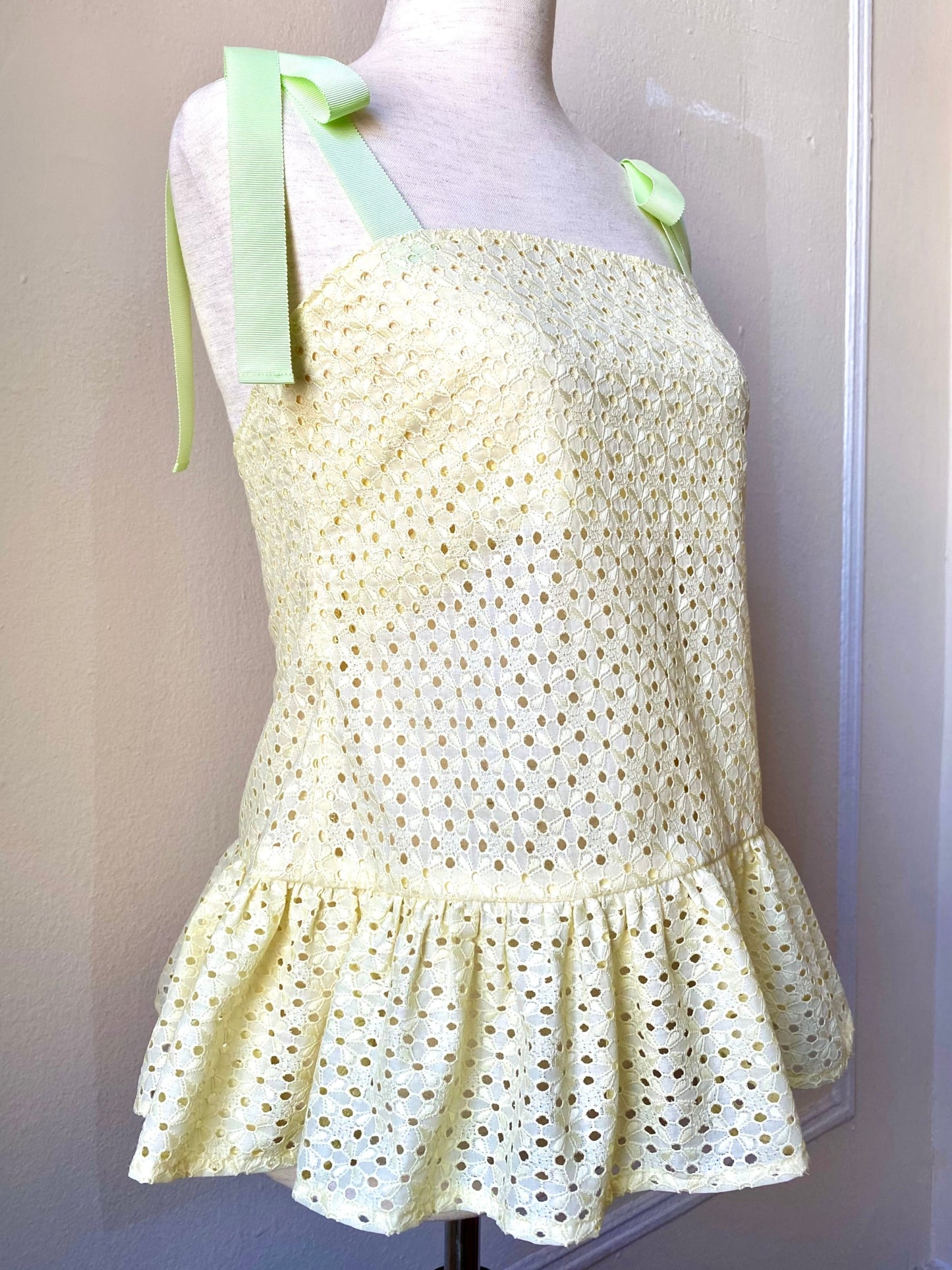 Yellow Lace Top - Citurus