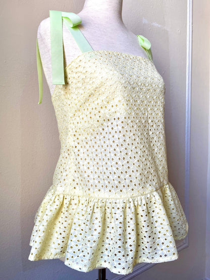 Yellow Lace Top - Citurus